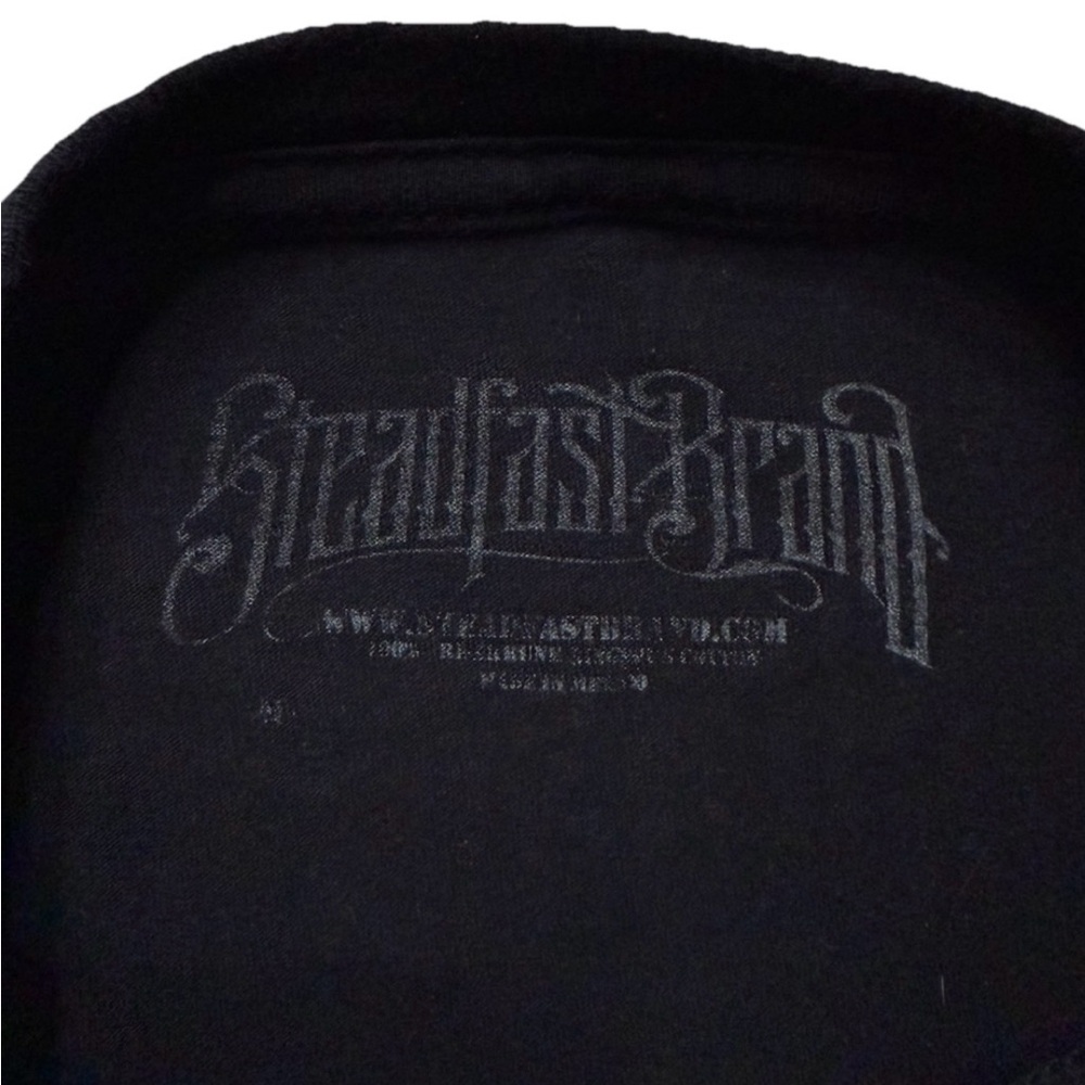Steadfast Brand Tattooed President Graphic Tee Men’s Medium Black - Picture 6 of 6